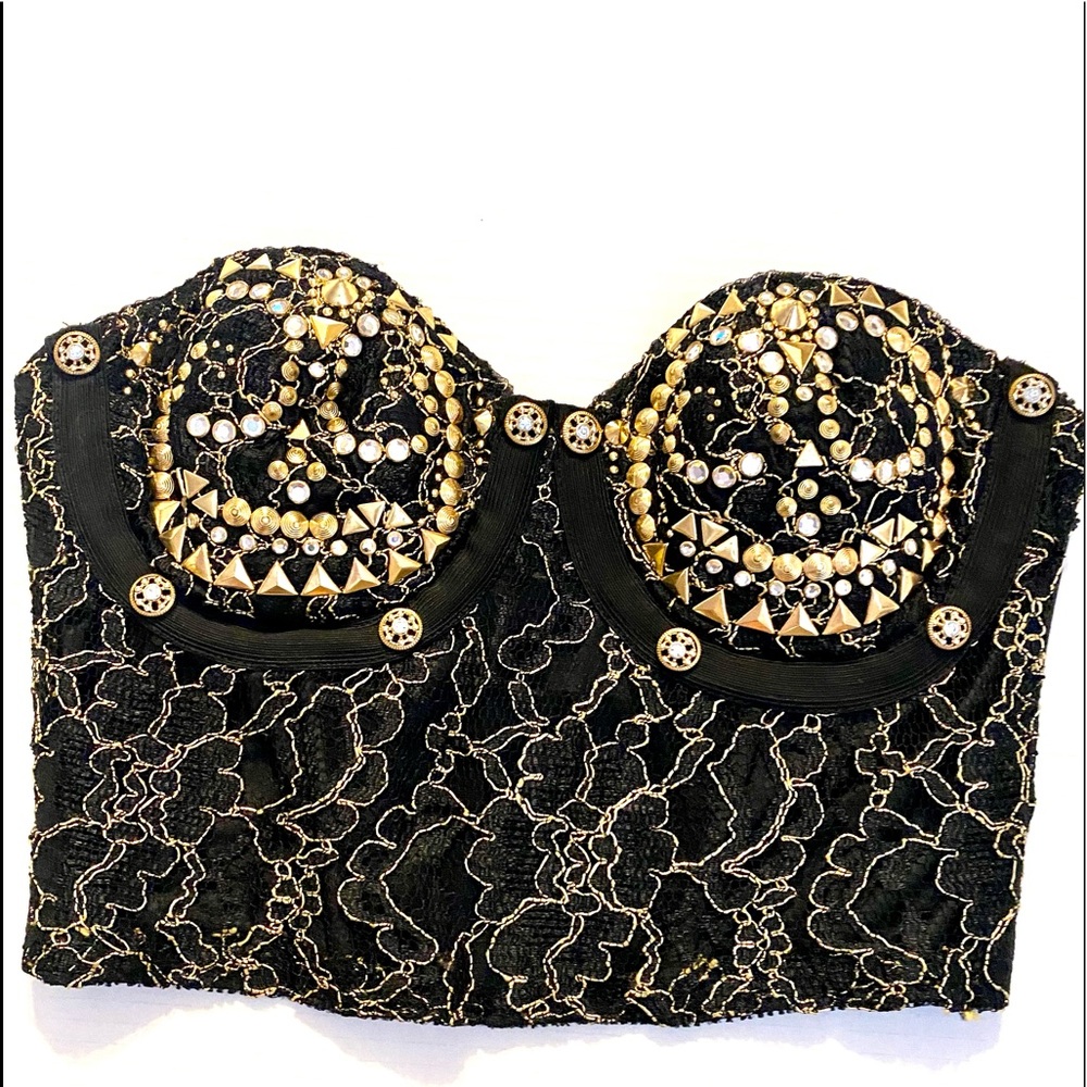 Vintage CACHE’ Bustier Top